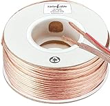 Kinter Cable 100ft 16-Gauge Audio Stereo Speaker Wire Cable, 100 Feet,...