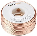 Amazon Basics 16-Gauge Speaker Wire Cable, 100 Feet, Bronze