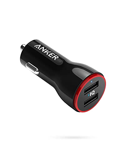 Anker Car Charger, Mini 24W 4.8A Metal Dual USB Car Charger,...