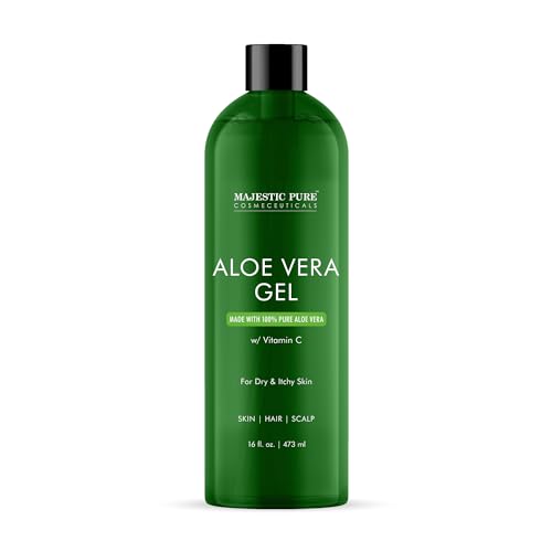 MAJESTIC PURE Aloe Vera Gel - from Pure and Natural Cold Pressed Aloe...