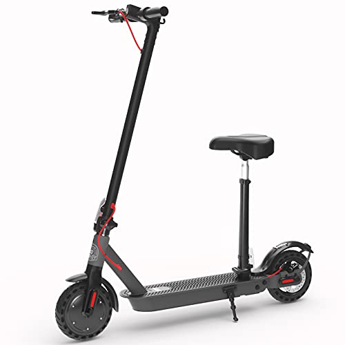 Hiboy S2 Electric Scooter with Seat - 8.5' Solid Tires - Up to 17...
