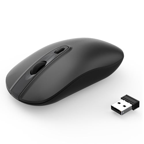 cimetech Wireless Computer Mouse, 2.4G Slim Cordless Mouse Less Noise...