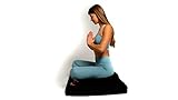 Awaken Meditation - Crescent Zafu Cushion and Zabuton Mat Set | Yoga...