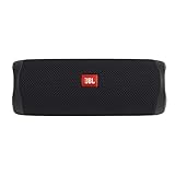 JBL FLIP 5, Waterproof Portable Bluetooth Speaker, Black, Small