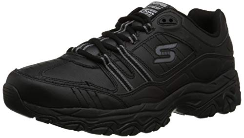 Skechers Men's After Burn Memory Fit Strike On Sneaker,Black,US 15 WW