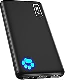 INIU Portable Charger, Slimmest 10000mAh 5V/3A Power Bank, USB C...