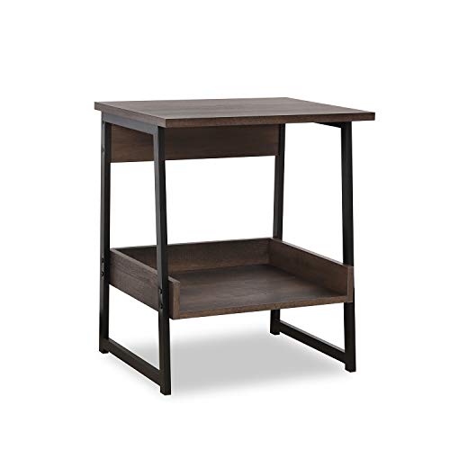 Sekey Home End Table, 2-Tier Side Table with Storage Shelf, Sturdy and...