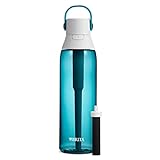 Brita Insulated Filtered Water Bottle with Straw, Reusable, Christmas...