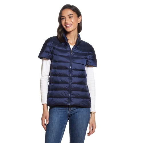 MARTHA STEWART Women’s Puffer Vest, Lightweight Water-Resistant Down...