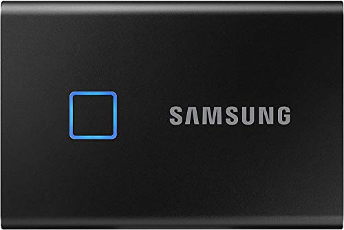 SAMSUNG T7 Touch Portable SSD 1TB - Up to 1050MB/s - USB 3.2 External...