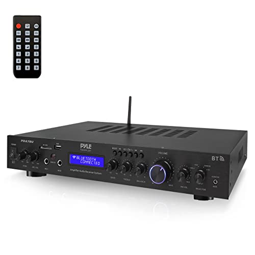 Pyle 5 Channel Rack Mount Bluetooth Receiver, Home Theater Amp,...