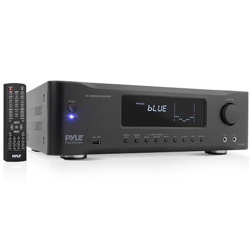 Pyle 5.2-Channel Hi-Fi Bluetooth Stereo Amplifier - 1000 Watt AV Home...