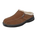 Orthofeet Men's Orthopedic Clog Brown Slipper with Arch Support...