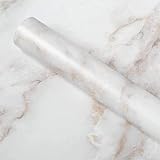 Homein Marble Wallpaper Peel and Stick Countertops Paper Waterproof,...
