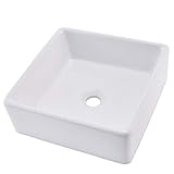 Friho 14.96''x14.96'' Modern Above Counter Square Vessel Vanity Sink...