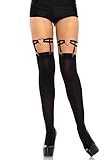 Leg Avenue Women's Hosiery, Black Heart, One Size