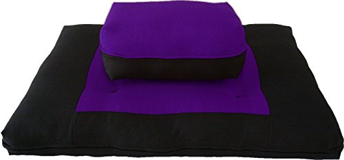 D&D Futon Furniture Zabuton Zafu Set, Yoga, Meditation Seat Cushions,...