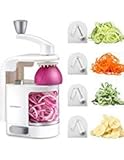 URPOWER Spiralizer Vegetable Slicer 4-Blade Vegetable Spiralizer,...