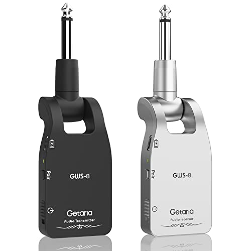 Getaria Upgrade 2.4GHZ Wireless Guitar System Built-in Rechargeable...