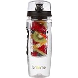 Brimma Fruit Infuser Water Bottle - 32 oz 0.25 gallon Water Bottle,...