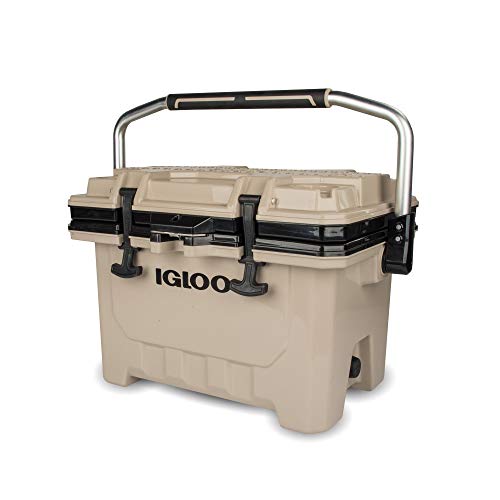 Igloo 24 qt IMX Lockable Insulated Ice Chest Injection Molded Cooler,...