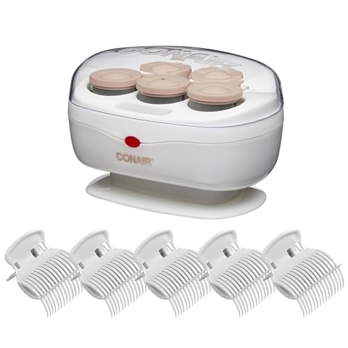 Conair Double Ceramic Hot Rollers for Long, Medium, and All Hair -...