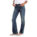 Levi's Women's Classic Bootcut Jeans, Hits of Embroidery, 30 (US 10) M