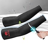 Cut Resistant Arm Protector Gardening Sleeves for Men Women with Thumb...