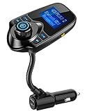 Nulaxy Wireless In-Car Bluetooth FM Transmitter Radio Adapter Car Kit...