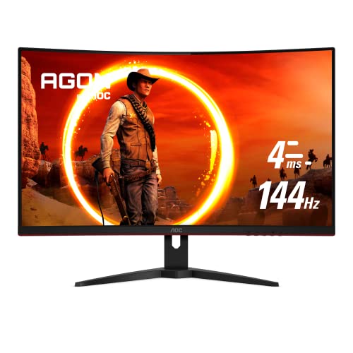 AOC CQ32G1 31.5' Curved Frameless Gaming Monitor, Quad HD 2560x1440,...