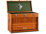 Gerstner International GI-T24 Red Oak 11-Drawer Top Chest