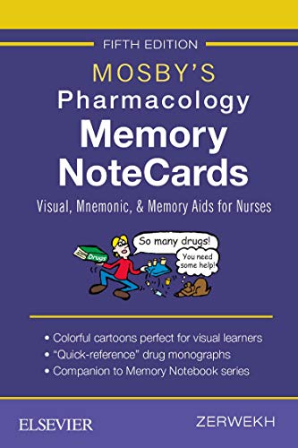 Mosby's Pharmacology Memory NoteCards: Visual, Mnemonic, and Memory...