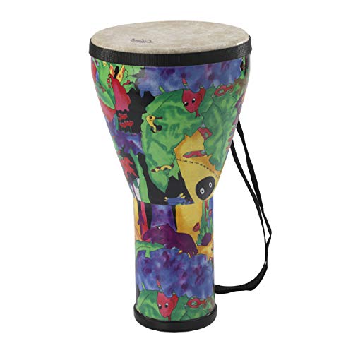 Remo KD-0608-01 Kids Percusson 8' Djembe Drum, Rain Forest