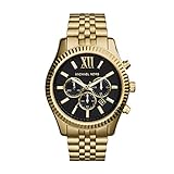 Michael Kors Men's Lexington Gold-Tone Watch MK8286