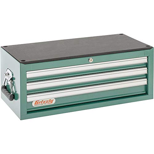 Grizzly Industrial H0837-3-Drawer Middle Tool Chest with Ball Bearing...