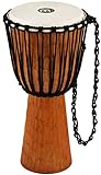 Meinl Percussion Djembe Hand Drum Circle Instrument, Carved Mahogany...