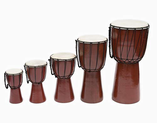 Drums Djembe Drum Djembe jembe is a Rope- goat skin Covered Goblet...