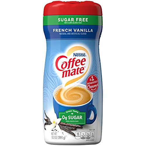 Coffee-Mate Coffee Creamer Sugar Free French Vanilla, Pack of 6