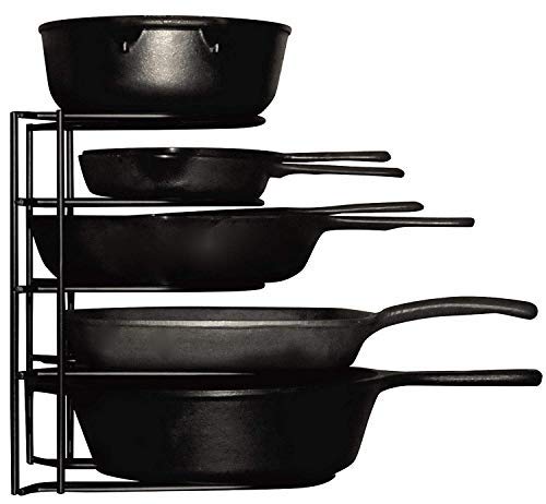 Extreme Matters Heavy Duty Pot and Pan Organizer Holder - Holds Cast...