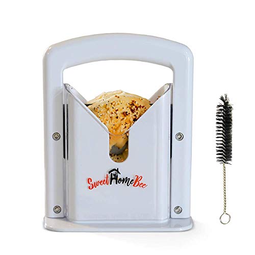 Sweet Home Bee Bagel Slicer, Stainless Steel Kitchen Guillotine Cutter...