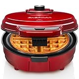 Chefman Anti-Overflow Belgian Waffle Maker w/Shade Selector,...