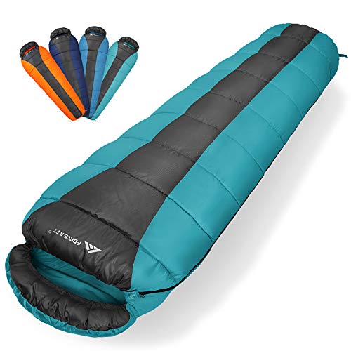 Forceatt Sleeping Bag, 50-77℉ Lightweight Camping Sleeping Bags for...