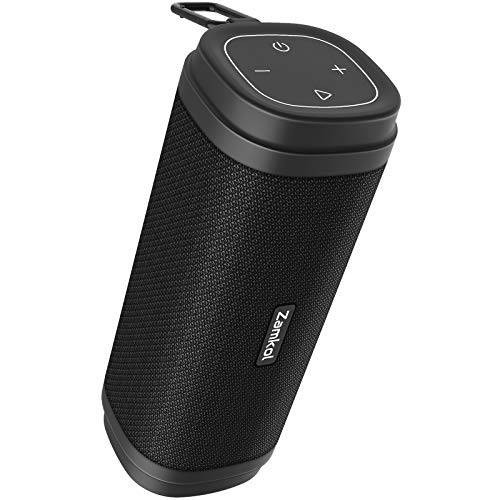 Bluetooth Speaker, Zamkol ZK306 Waterproof Bluetooth Speakers Portable...