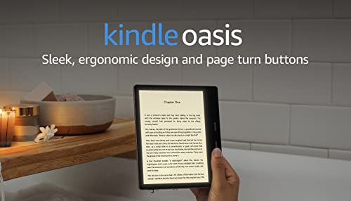 Kindle Oasis – With 7” display and page turn buttons -...