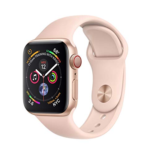 Apple Watch Series 4 (GPS + Cellular, 40MM) - Gold Aluminum Case with...