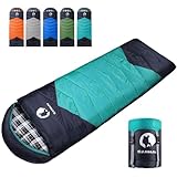 CANWAY Sleeping Bag with Compression Sack, Lightweight and Waterproof...