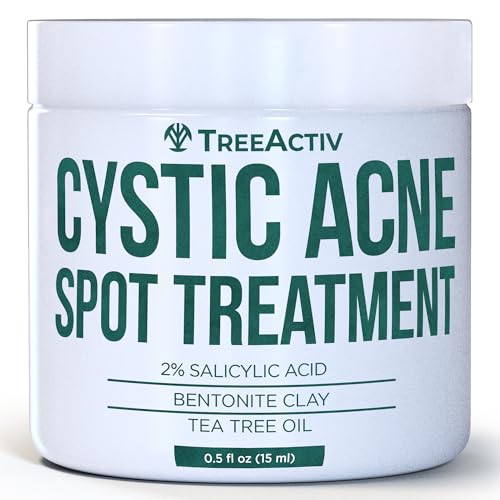 TreeActiv Cystic Acne Spot Treatment - Sulfur, Acne Treatment for...