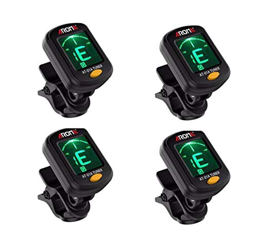 Clip On Guitar Tuner For All Instruments, Ukulele, Guitar, Bass,...