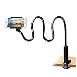 Cell Phone Clip on Stand Holder - with Grip Flexible Long Arm...