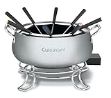 Cuisinart Fondue Pot, 3 Quart, For Chocolate, Cheese, Broth, Oil,...